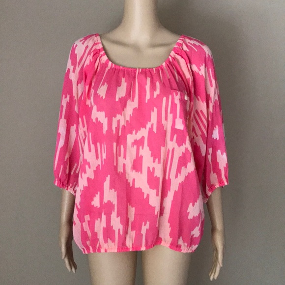 J. Crew Tops - JCrew loose fit cotton blouse Size M
